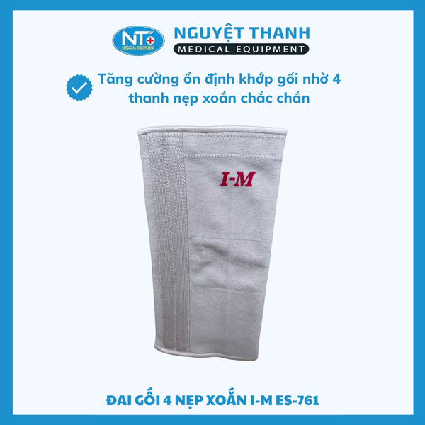 Đai Gối 4 Nẹp Xoắn I-M ES-761