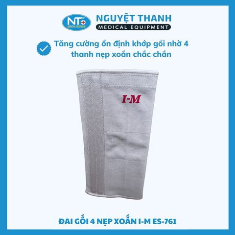 Đai Gối 4 Nẹp Xoắn I-M ES-761