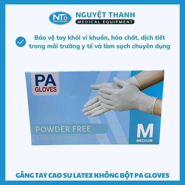 Găng tay Latex không bột PA