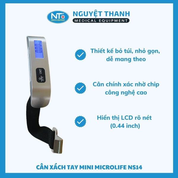Cân xách tay mini Microlife NS14