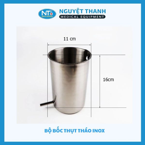 Bộ Bốc Thụt Tháo Hậu Môn Inox 2 Lít