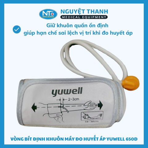 Vòng Bít Định Khuôn Máy Đo Huyết Áp Bắp Tay Yuwell YE650D