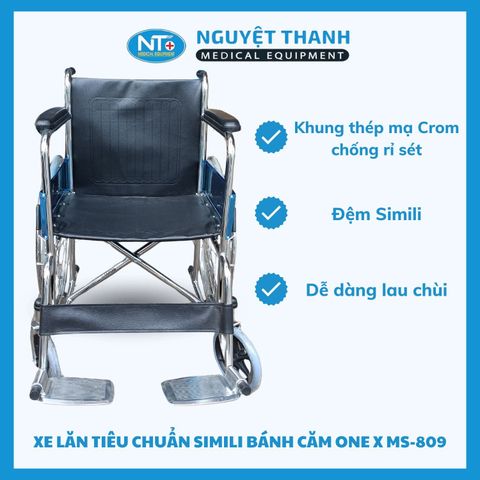 Xe Lăn Tiêu Chuẩn One-X MS-809 (Simili)