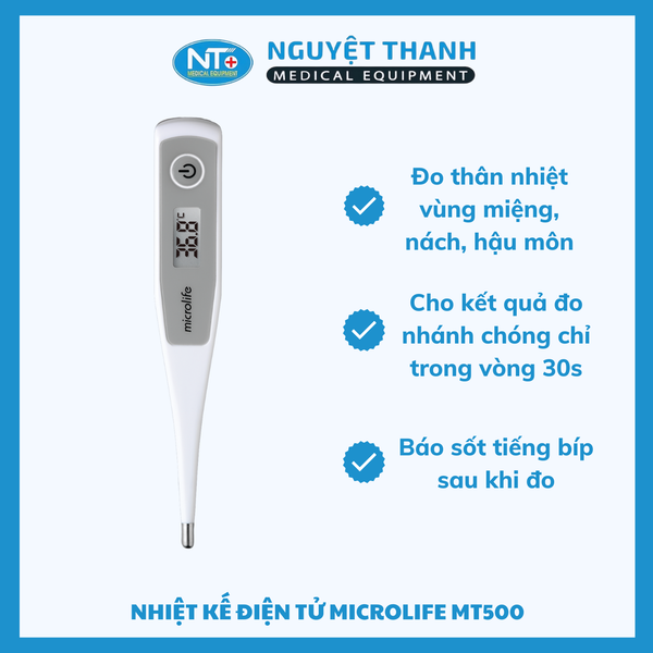 Nhiệt Kế Điện Tử Microlife MT500
