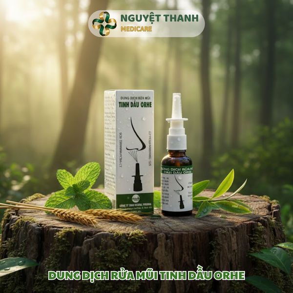 Dung Dịch Rửa Mũi Tinh Dầu Orhe 30ml Sạch Khuẩn Tự Nhiên