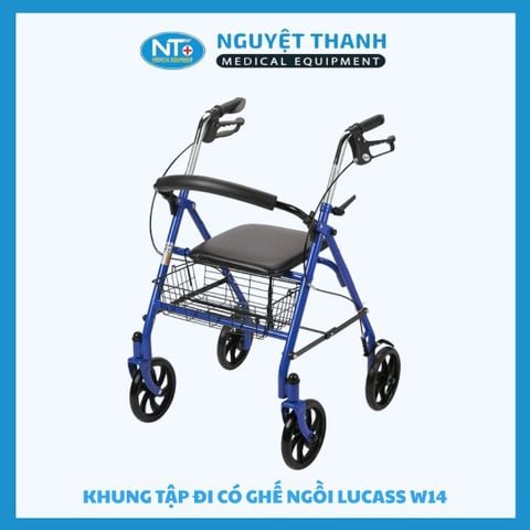 Khung tập đi có ghế ngồi Lucass W14 ( Màu ngẫu nhiên)