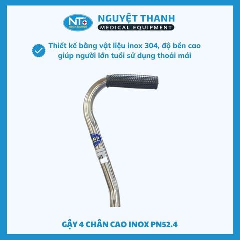 Gậy 4 Chân Inox PN52.4 Phana