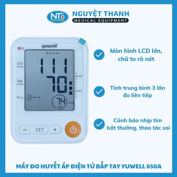 Máy Đo Huyết Áp Điện Tử YE650A