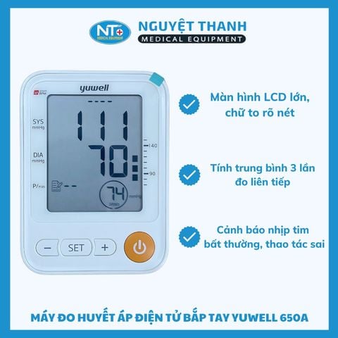 Máy Đo Huyết Áp Điện Tử YE650A