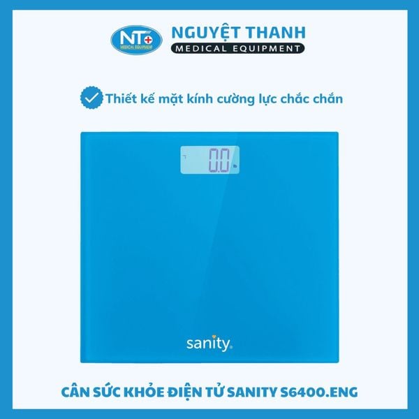 Cân sức khỏe điện tử Sanity S6400.ENG