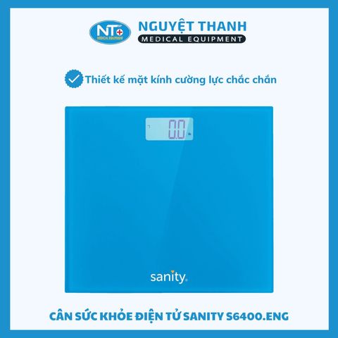 Cân sức khỏe điện tử Sanity S6400.ENG