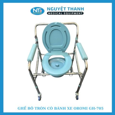 Ghế bô tròn, có bánh xe GH-705
