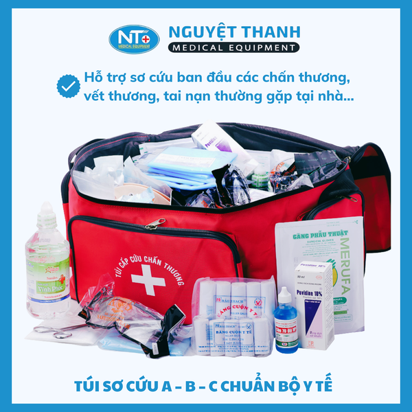 Túi Sơ Cứu A, B, C Chuẩn Bộ Y Tế