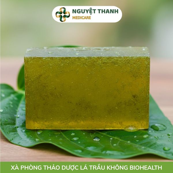 Xà Phòng Lá Trầu Không BioHealth 100g Giảm Mụn Lưng Hiệu Quả