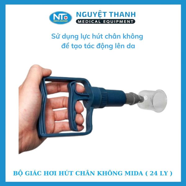 Bộ Giác Hơi Không Dùng Lửa MIDA Mec 12 Cup