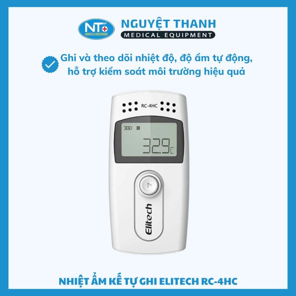 Nhiệt Ẩm Kế Tự Ghi Elitech RC-4HC