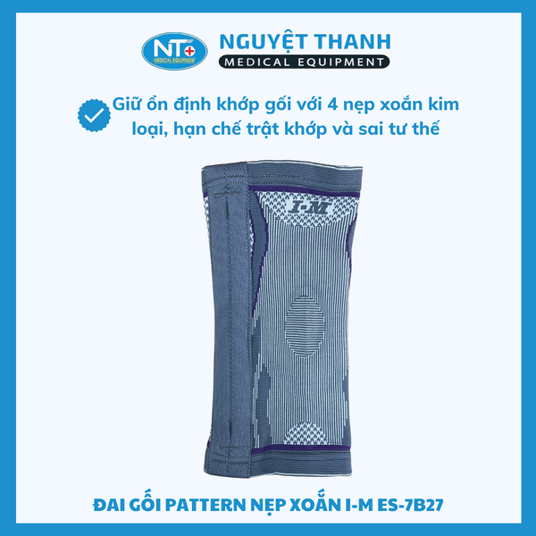 Đai Gối Pattern Nẹp Xoắn I-M ES-7B27