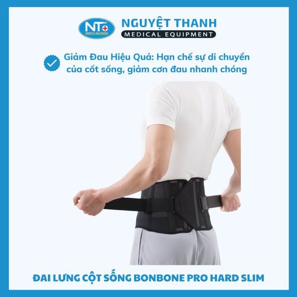 Đai Lưng Cột Sống Bonbone Pro Hard Slim