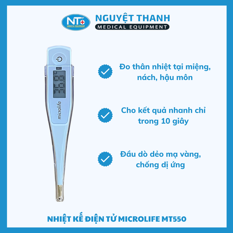Nhiệt Kế Điện Tử Microlife MT550