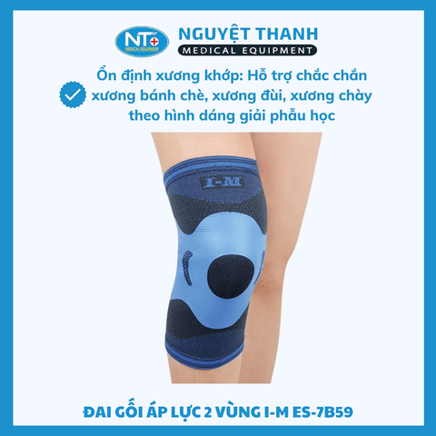 Đai Gối Áp Lực 2 Vùng I-M ES-7B59