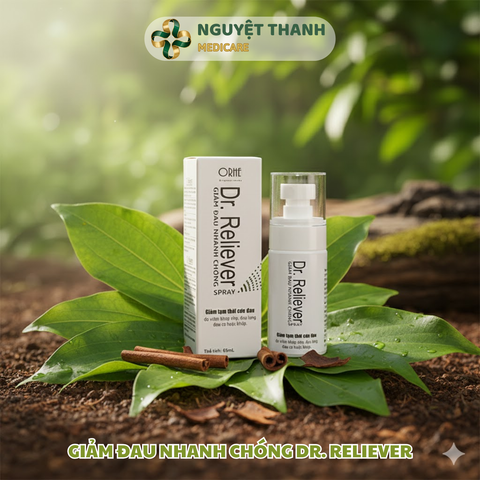 Xịt Giảm Đau ORHE Dr. Reliever - Giảm Đau Xương Khớp Hiệu Quả