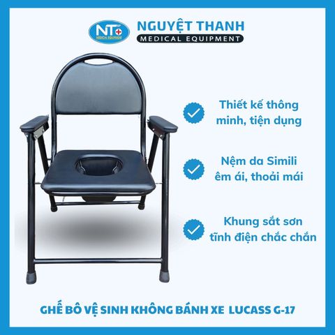 Ghế Bô Vuông, Không Bánh Xe, Mặt Nệm Lucass G-17