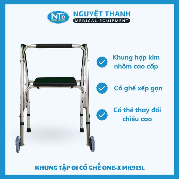 Khung Tập Đi Có Ghế ONE-X MK913L