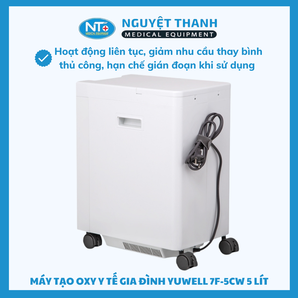 Máy Tạo Oxy Yuwell 7F-5CW 5 Lít