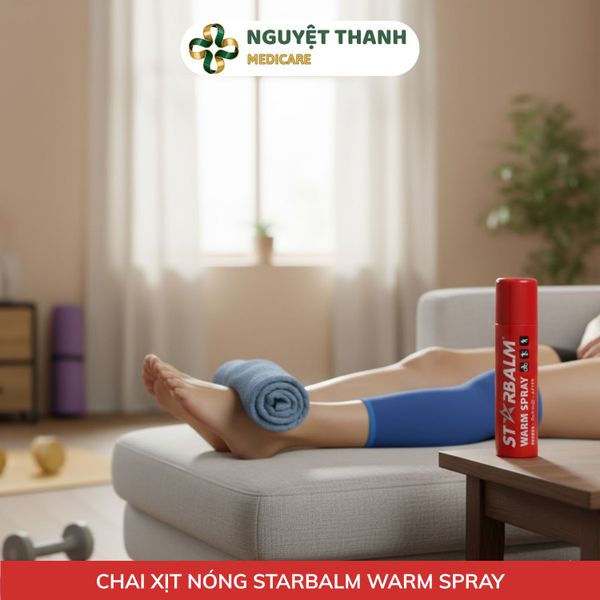 Chai Xịt Nóng Starbalm Warm Spray 150ml, Làm Ấm Cơ Nhanh, Ngừa Chấn Thương