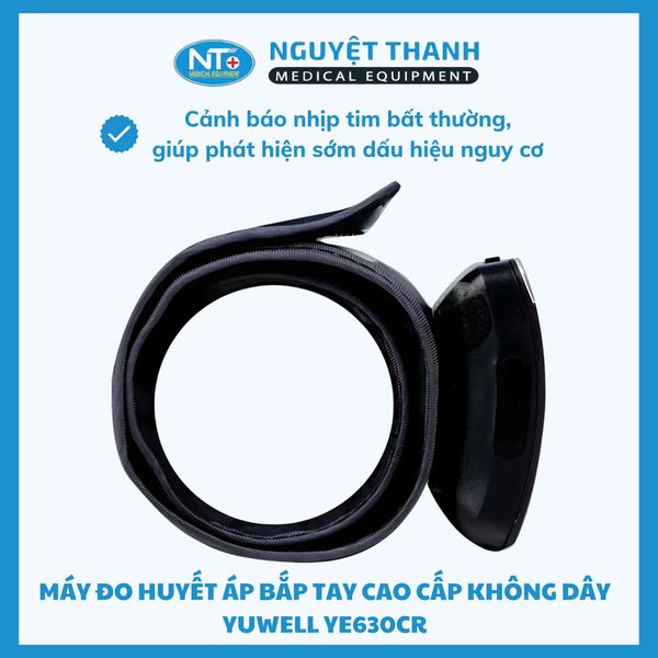 Máy Đo Huyết Áp Yuwell YE630CR Không Dây Kết Nối Bluetooth