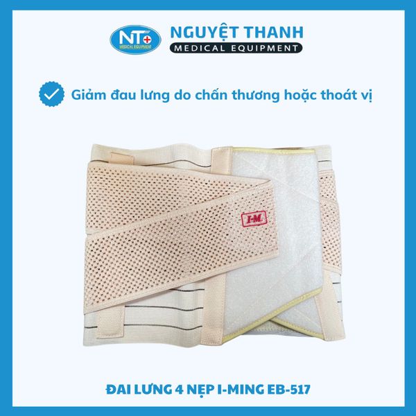 Đai Lưng 4 Nẹp I-M EB-517