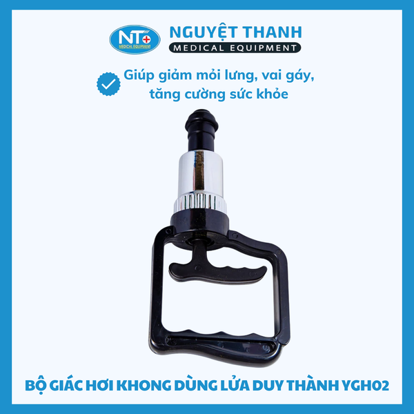 Bộ Giác Hơi Không Dùng Lửa Duy Thành YGH02 ( Vali đen)