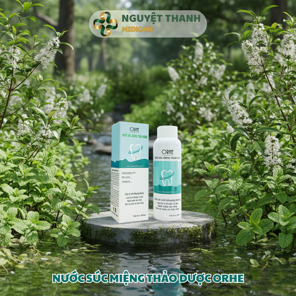 Nước Súc Miệng Họng ORHE 0.2% Sát Khuẩn, Hỗ Trợ Viêm Nướu, Đau Họng