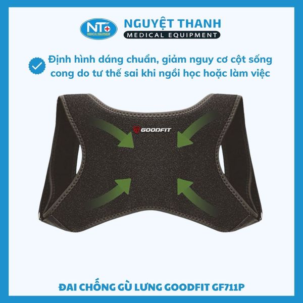 Đai Chống Gù Lưng GoodFit GF711P