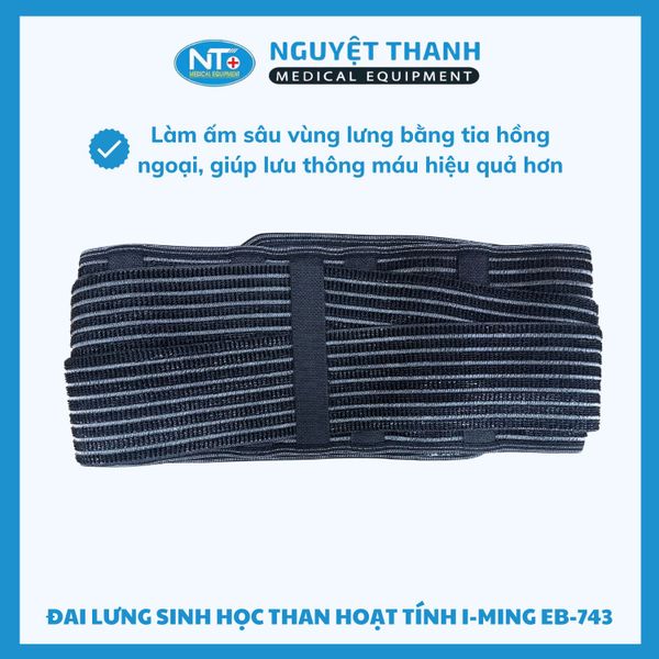 Đai Lưng Than Sinh Học Hoạt Tính I-M EB-743