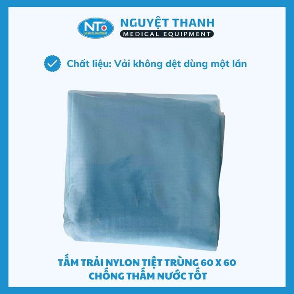 COMBO 5 Tấm trải nylon vô trùng 60x60cm TL
