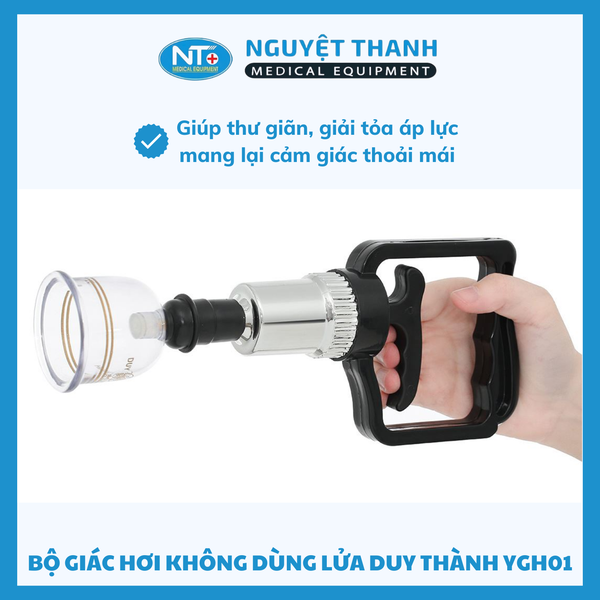 Bộ Giác Hơi Duy Thành YGH01 Không Dùng Lửa ( Vali nâu )