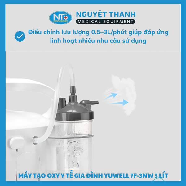 Máy tạo oxy 3 lít Yuwell 7F-3W