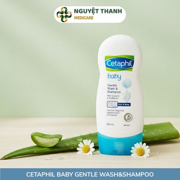 Sữa Tắm Gội Cho Bé Cetaphil Baby Gentle Wash & Shampoo