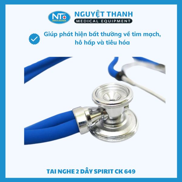 Ống Nghe Y Tế Spirit 2 Dây CK-649