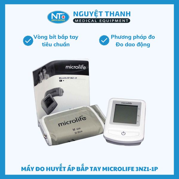 Máy đo HA bắp tay Microlife (3NZ1_1P)