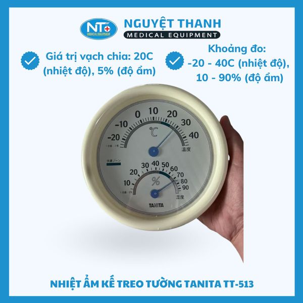 Nhiệt Ẩm Kế Treo Tường Tanita TT-513