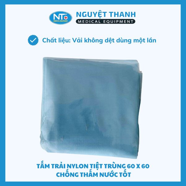 Tấm trải nylon vô trùng 60x60cm TL