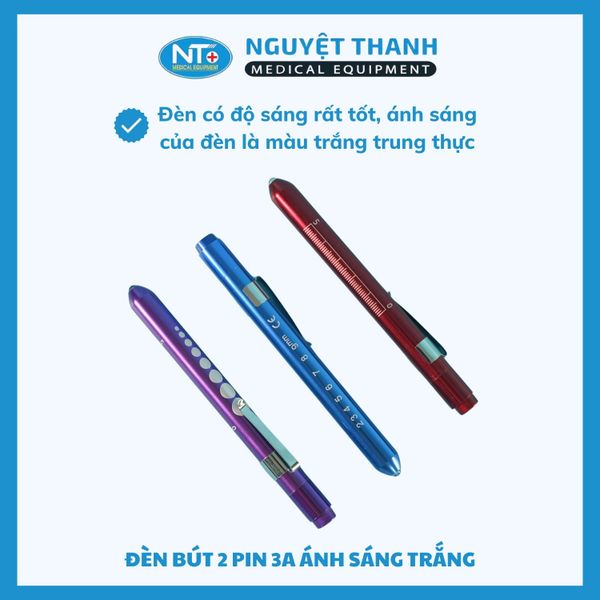 Đèn Bút 2 Pin 3A Ánh Sáng Trắng (chưa có pin)