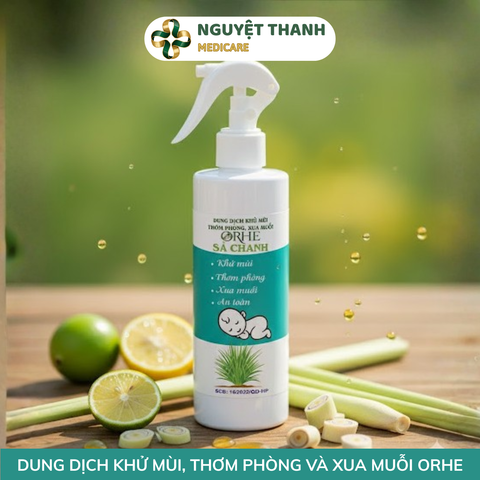 Dung Dịch Khử Mùi Orhe Sả Chanh 500ml - Xua Muỗi Hiệu Quả