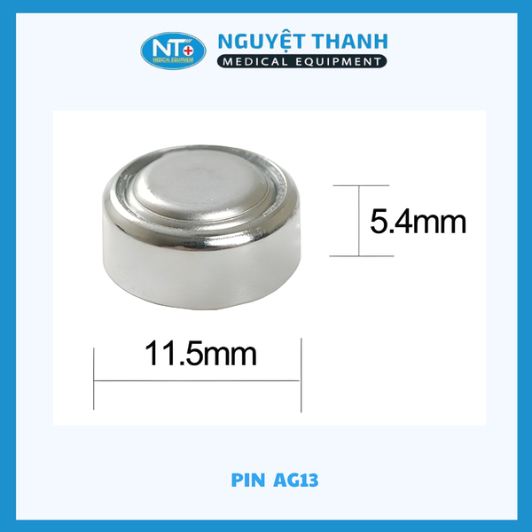 1 VỈ (10 VIÊN) Pin AG13 (trợ thính không dây TQ)