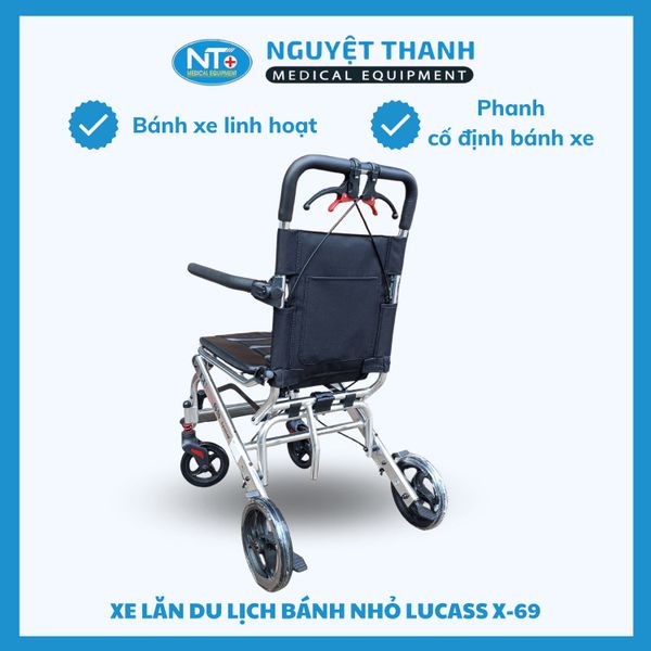 Xe Lăn Du Lịch Bánh Nhỏ X-963 (X-69)