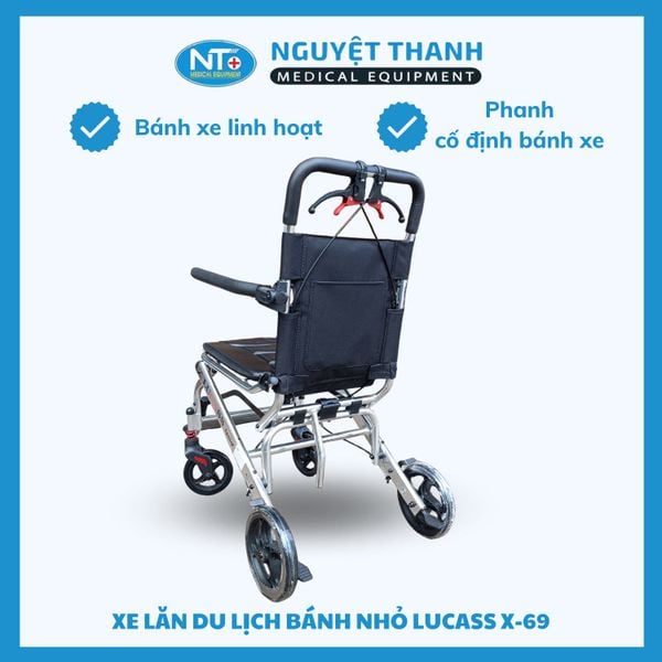 Xe Lăn Du Lịch Bánh Nhỏ X-963 (X-69)