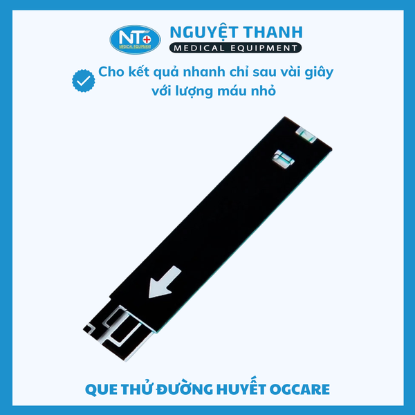 Que Thử Đường Huyết OgCare Chính Hãng Từ Ý