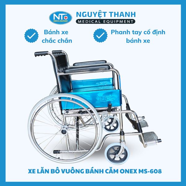 Xe Lăn Bô Vuông, Bánh Căm One-X MS 608